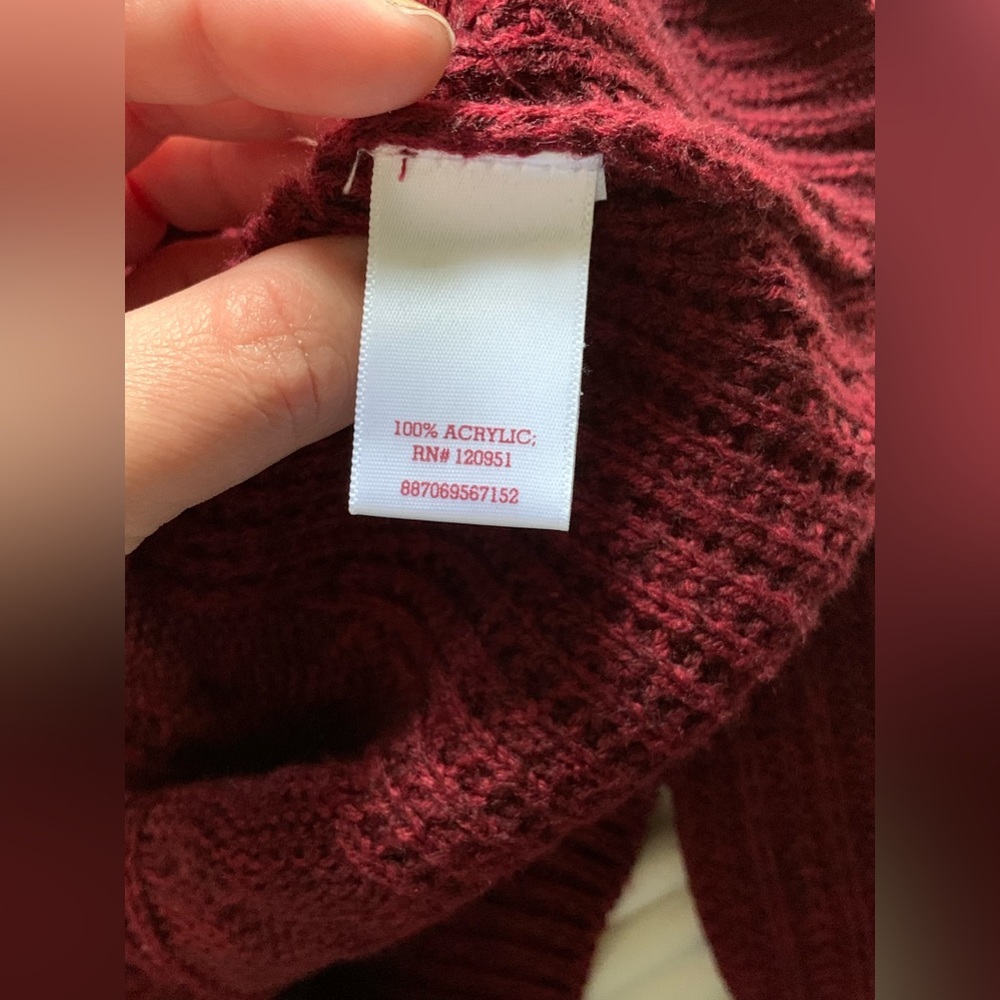 SO Women's Red Sweater - Picture 4 of 6
